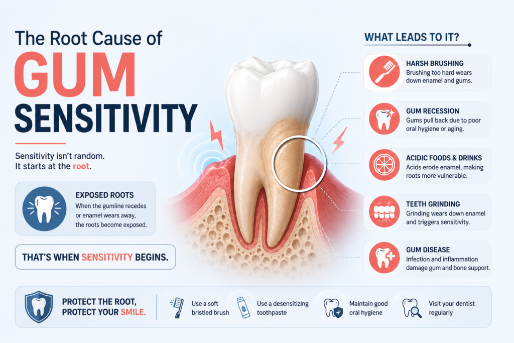 Gingival Recession vs. Tooth Sensitivity